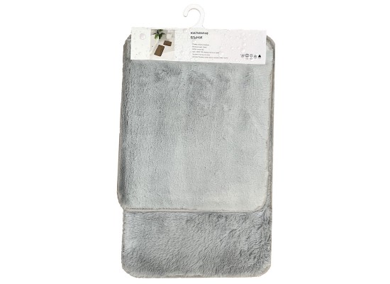 Комплект от 2 постелки за баня БЪНИ GREY